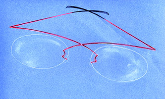 Étude de monture de lunettes pour NETOPTIC